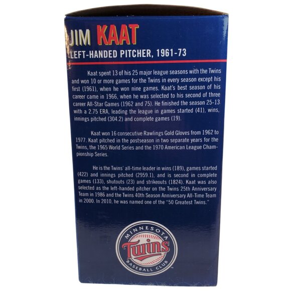 Minnesota Twins Baseball Bling - Hat  T-Shirt 2XL  Jim Katt Bobble Head - Picture 14 of 15